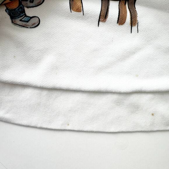 Gucci Mad Cookies Graphic Sweatshirt Pullover Cotton Jersey Long Sleeve White XS - Picture 16 of 16